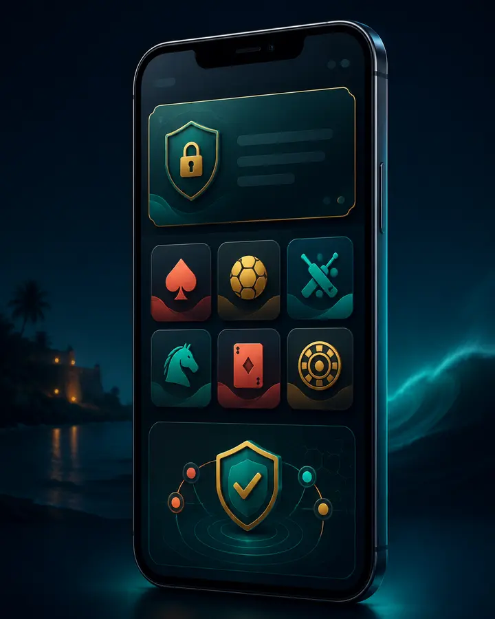 Goa Game app on a mobile device