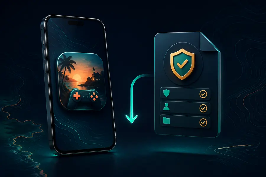Goa Game download and device checks